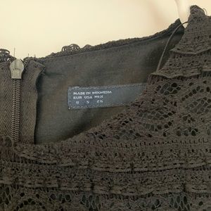 Zara Black Lace Dress